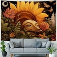 thumbnail image 4 of PRATYUS Boho Sun Tapestry for Bedroom Aesthetic, Vintage Mushroom Botanical Plant Art Tapestries Wall Hanging for College Dorm Living Room Decor, Fairy Galaxy Poster Blanket 40x30inch, 4 of 6