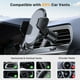 thumbnail image 5 of Soporte para teléfono de coche Miracase con clip de metal negro oscuro, 5 of 6