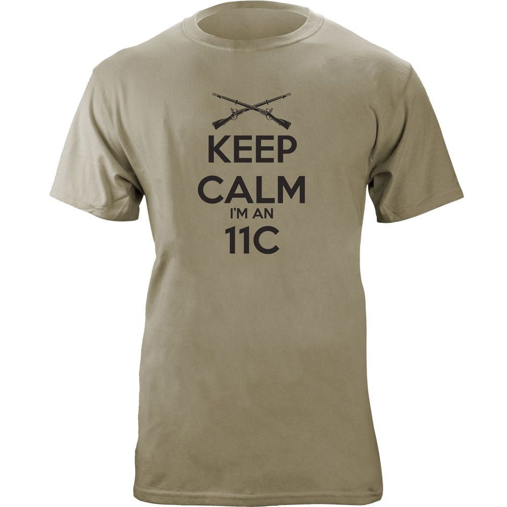 Classic Keep Calm I'm an 11C Army MOS T-Shirt - Walmart.com