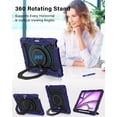 thumbnail image 6 of Iokmax for iPad Air 13 Inch Case M2 2024 with HD Screen Protector & Shoulder Strap & Pen Holder [ 15FT Drop Protection] Heavy Duty Military Case for iPad Air 13 M2 - Rotating Stand for Kids, 6 of 6