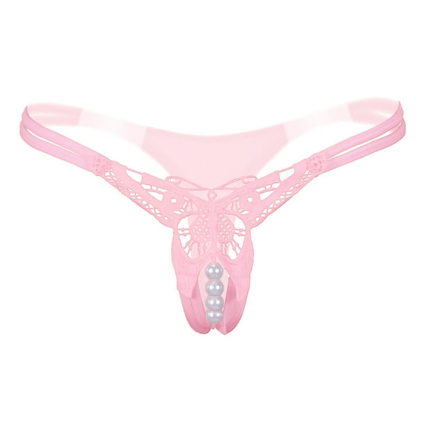 Fashion Ladies Sheer Lace Pearl Underwear G-String Pantie @ Best Price  Online