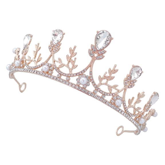Zehuanyu Girl Crown Rhinestone Crown Decorative Crown Engagement Party Crown Birthday Crown