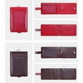 thumbnail image 2 of CSChome Porte-Cartes Pliable Pratique : Porte-Cartes Portable avec Fermeture à Pression et Lanière, 2 of 7