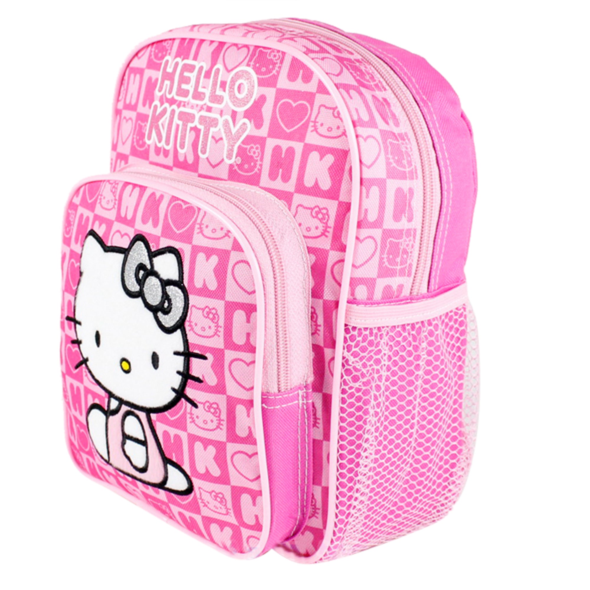 Mini Backpack - - Pink Box Checker New School Bag Book Girls 82350 - image 3 of 4