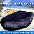 thumbnail image 4 of 2 fundas para barcos negras 270*94*46cm（210D）, 4 of 5