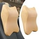 thumbnail image 2 of Cojín cervical para coche, cojín para reposacabezas de asiento de coche, almohadilla 3D para reposacabezas de asiento Beige L, 2 of 9