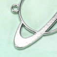 thumbnail image 3 of 16 piezas de marcos colgantes de planetas huecos, dijes de aleación, accesorios para hacer joyas DIY, para collares y manualidades (plata y bronce), 3 of 7