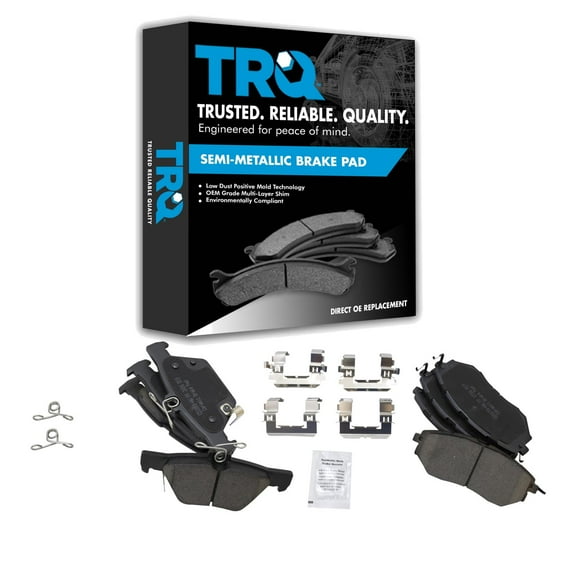 TRQ Ceramic Brake Pads Fits 2015-2019 Subaru Legacy Outback 2017-2019 WRX BFA11161