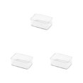 thumbnail image 2 of bedienty Tabletop Drawer Storage Box Stackable Stationery Organizing Cosmetics Container Sundries Organizer Tray Classroom Medium Small 3Set, 2 of 6