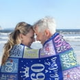 thumbnail image 2 of LHSHID 60th Birthday Gifts for Women Funny Blanket Womens 60th Birthday Gifts Ideas Birthday Gifts for Women 60th Birthday Decorations Women Unique 60th Birthday Blanket 50"x60", 2 of 6