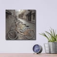 thumbnail image 4 of Luxe Metal Art 'City Street Ride Paris' by Alan Blaustein Metal Wall Art, 12"x12", 4 of 8