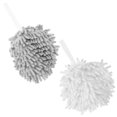 thumbnail image 1 of Nestingho 2Ud Toalla De Mano Chenille Con Gancho Para Colgar En Bola Fácil De Usar Y, 1 of 8