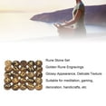thumbnail image 4 of 25 Pieces Rune Stone Set, Engraved Symbol Rune Stones, Healing Supplies and Tools for Yoga Meditation and Holiday, 4 of 7