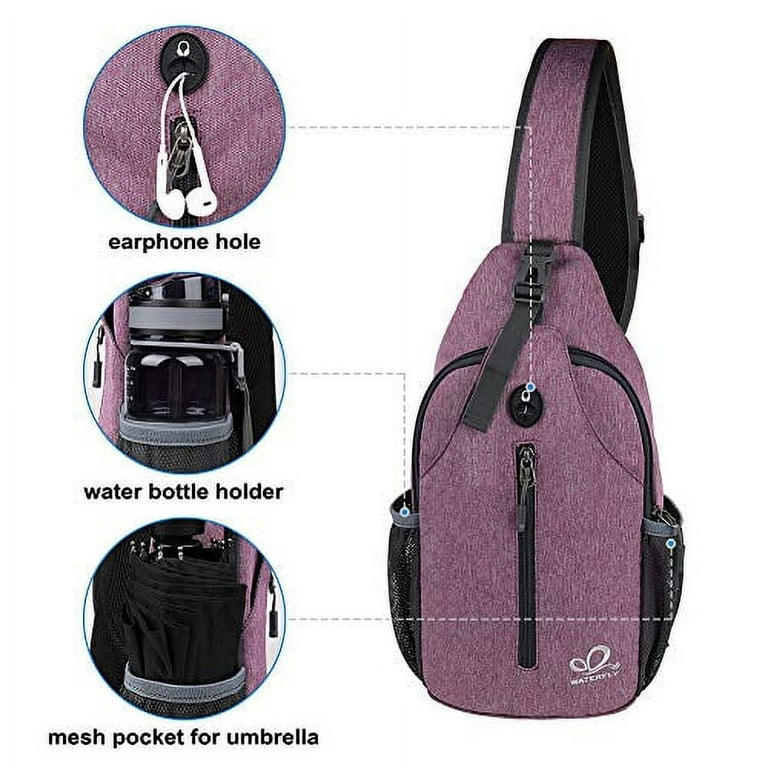 waterfly, Bags, Waterfly Crossbody Sling Backpack Sling Bag Travel Hiking  Chest Bag Daypack