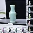 thumbnail image 6 of EOEMY Natural Colorful Quartz Carved Flower Vase Crystal Healing Rock Aquarius Decor-Rose Quartz-1Pc, 6 of 9