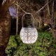 thumbnail image 5 of Linterna solar para exteriores, lámpara de jardín, decorativas de ahorro de energía ahuecadas para decoraciones, patio, valla, P Sunnimix Lámpara de noche de calle, 5 of 6