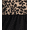 BLACK SOOT LEOPARD, variant on No Boundaries Sleepwear Brami and Pants Set, 2-Piece Women’s