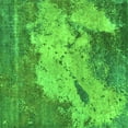 thumbnail image 1 of Ahgly Company Indoor Square Oriental Green Industrial Area Rugs, 7' Square, 1 of 4