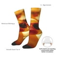 thumbnail image 2 of Yiaed Sunglasses Yellow Duck Print Great elasticity Crew Socks Sports socks for Men and Women, 2 of 5
