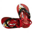 thumbnail image 3 of Disney Pixar Cars Boys Toddler Flip Flops with Back Strap, Red, 9, 10, 3 of 5
