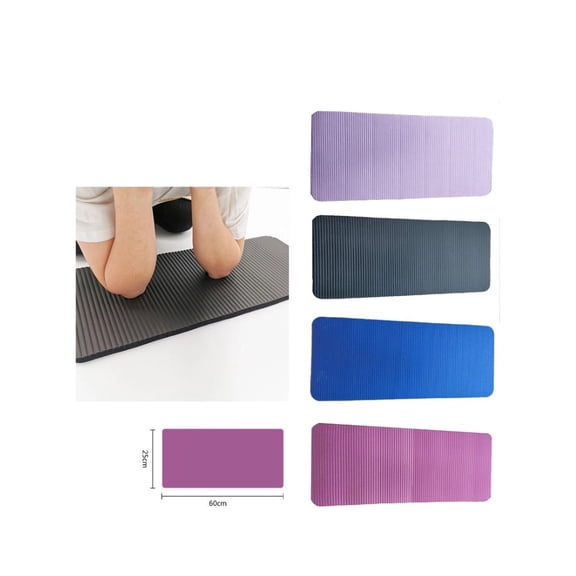 Yoga Knee Pads, Thick Yoga Mat extra high density anti-tear foam mat, double sided non slip surface suitable for yoga pilates and indoor floor workout training