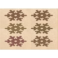 thumbnail image 1 of Ahgly Company Indoor Rectangle Patterned Copper Brown Area Rugs, 2' x 4', 1 of 1