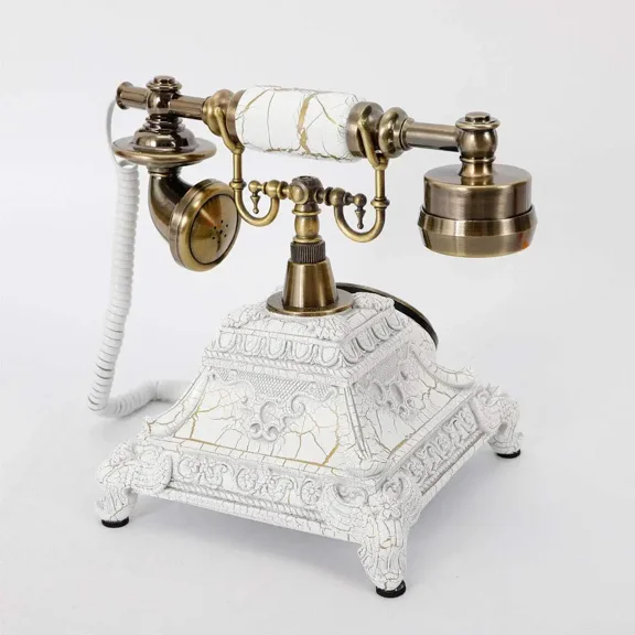 Vintage Retro European Style Old Fashioned Rotary Dial Phone Handset Telephone