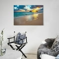 thumbnail image 5 of Beautiful Sunrise at The Most Famous Lanikai Beach in Kailua, Oahu Hawaii Canvas Print - Beach Canva Poster for Room Aesthetics Canvas Wall Art Poster, 5 of 7