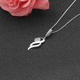 thumbnail image 3 of Infinity Necklace for Women Sterling Silver Pendant Clear Cz Ginger Lyne Collection, 3 of 6