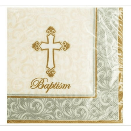Baptism Divinity Beverage Napkins (Available in a pack of 24)