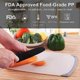 thumbnail image 4 of Chopping Boards Set, 3 Pack Plastic Cutting Board BPA Free Professional Kitchen Coloured Cutting Boards with Non-Slip Feet,Dishwasher Safe and Easy to, 4 of 4
