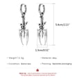 thumbnail image 7 of Skull Earrings for Women Men Stud Earrings Gothic Hip Hop Jewelry Skeleton Charm, 7 of 7