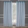 thumbnail image 3 of Cortinas TOWN & COUNTRY LUXE Talia de doble capa 52 x 84 cm, color turquesa, 3 of 9