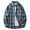 Blue, variant on Dagegui Mens Baggy Plaid Shirts Lightweight Long Sleeve Lapel Shirt Jackets Casual Button Down Blouses Christmas Tops Outwear Jacket Blue,M