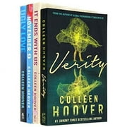 Colleen Hoover Collection 4 Books Set (It Ends With Us, Ugly Love, November 9, Verity)