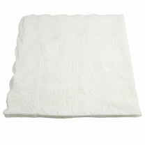 AUQ Table Cloths Rectangle Plastic White Lace Coffee Table Tablecloth Rectangular Table Cover Tv Cabinet Home