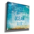 thumbnail image 2 of Epic Graffiti 'Beachscape Abstract II' by Michael Mullan, Canvas Wall Art, 26"x26", 2 of 3