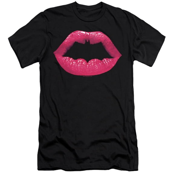 Batman - Bat Kiss - Premium Slim Fit Short Sleeve Shirt - XX-Large