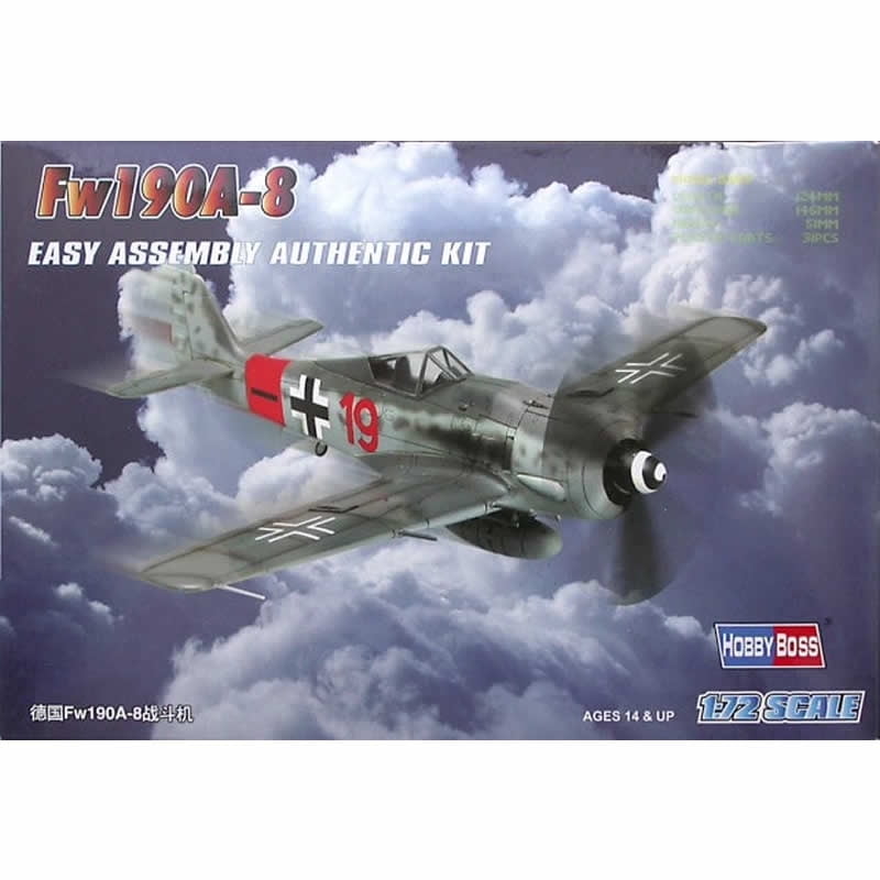 Fw190 A-8 Red 8 IV JG3 Uffz Willi Maximowitz 1944 1/72 finished plane Easy model 