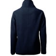 thumbnail image 3 of Women's Cutter & Buck Navy Chicago Bears Throwback Logo Cascade Eco Sherpa Fleece Half-Zip Pullover Jacket, 3 of 3