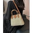 thumbnail image 4 of Municipal Women Straw Crossbody Bag Handwoven Basket Handbags Summer Beach Weave Shoulder Bag Bamboo Handle Handmade Hobo Purse, 4 of 8