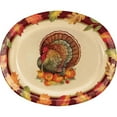 thumbnail image 1 of Turkey Traditional 8 Piece Oval Paper Platters, 1 of 1