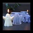 thumbnail image 2 of 2 Uds Vela de Halloween Molde de Silicona DIY Fantasma de Terror JabóN de Aromaterapia Hecho una Mano Molde para Hacer Velas de Yeso DecoracióN del Hogar, 2 of 5