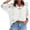 White, variant on Kilaqueen Womens Bohemian-Inspired Crochet Top Summer Casual Batwing Sleeve V-Neck Hollow Out Beach Cover-Up Plus Size Knit Pullover Swimsuit Coverups