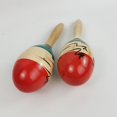 thumbnail image 2 of Agitadores de rumba de madera de colores grandes, sonajero, martillo de mano, percusión de arena, instrumento musical grande con ritmo de salsa para fiestas, juegos (coloridos), 2 of 5
