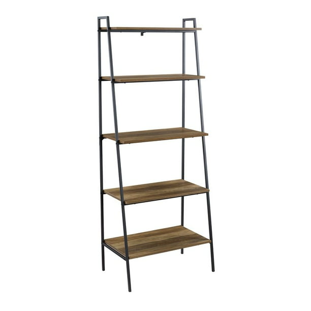 Walker Edison 72 Modern Ladder, All Modern Leaning Bookcase