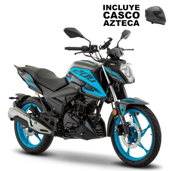 Motocicleta Urbana ITALIKA 200Z AZUL GPS