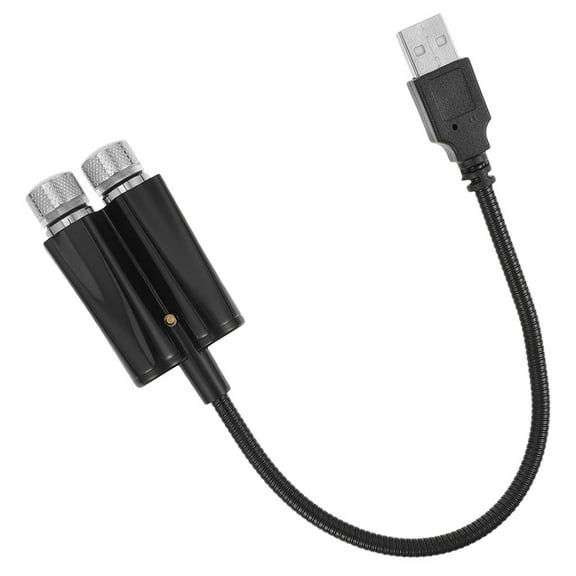 NIAIZEK Black Car Star Projector USB Night Light for Interior Ambient Lighting and Decorative Atmosphere