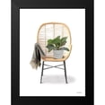 thumbnail image 2 of House Fenway 19x24 Black Modern Framed Museum Art Print Titled - Plant Lover Boho Chair, 2 of 5