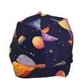 thumbnail image 4 of Salouo Space Planet Print Unisex Beanie Hat,Knitted Baggy Skull Cap Winter Warm Hats Beanie Sleep Hats Cancer Headwear Caps for Women & Men 1 Pieces, 4 of 7